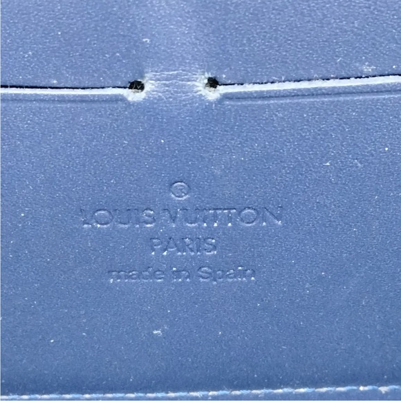 Louis Vuitton Royal Blue Vernis Long Zippy Wallet - Picture 5 of 9